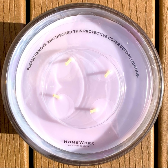 🆕BLUEBERRY VIOLET TART HARRY SLATKIN HOMEWORX 4 WICK 18oz CANDLE NWTS! - Picture 2 of 5